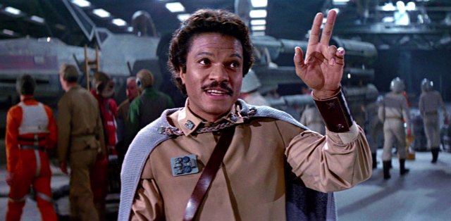 Lando in Return of the Jedi